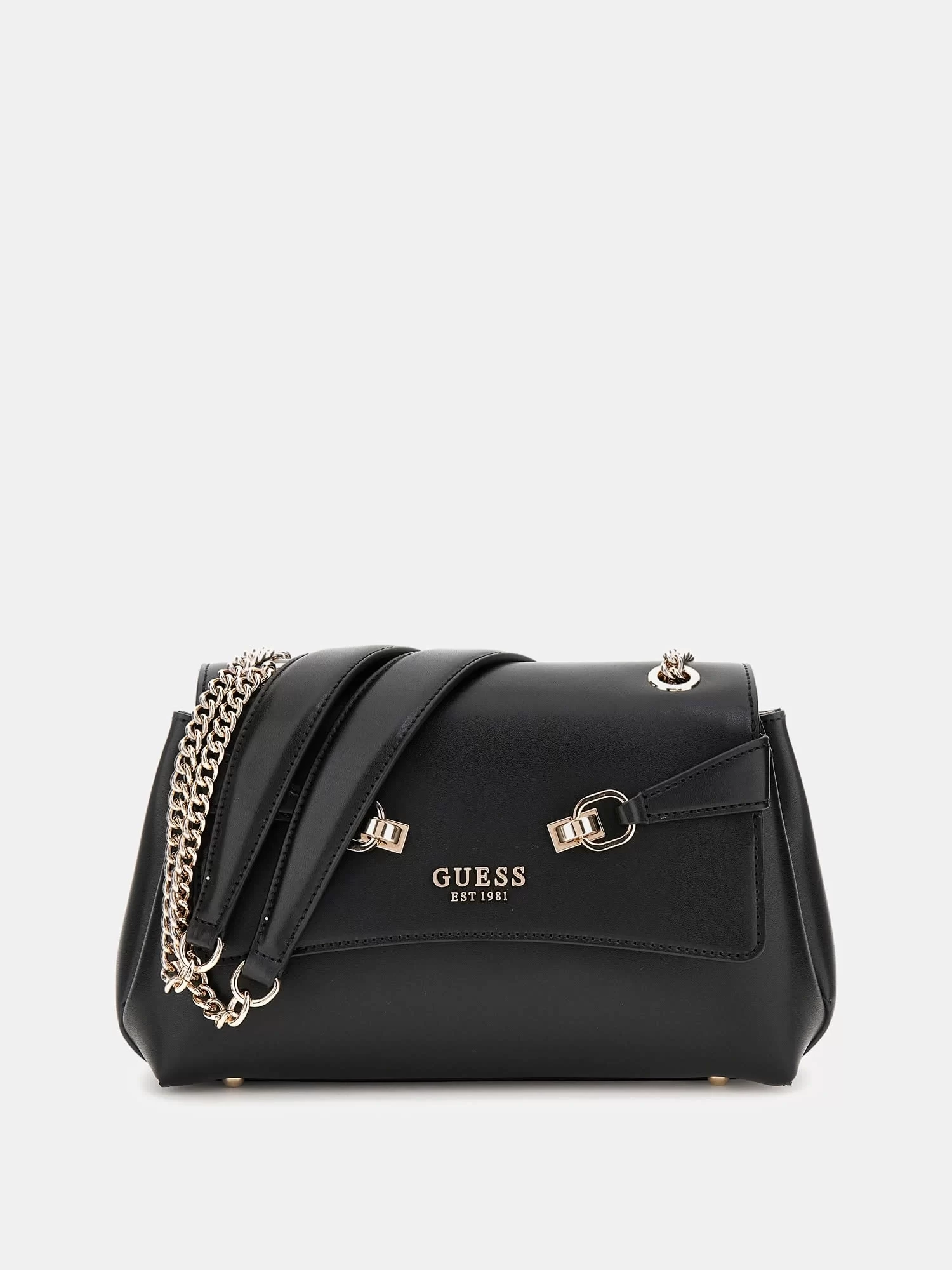 Guess Kadın Siyah Lorelei Dönüştürülebilir Flap Crossbody Ça