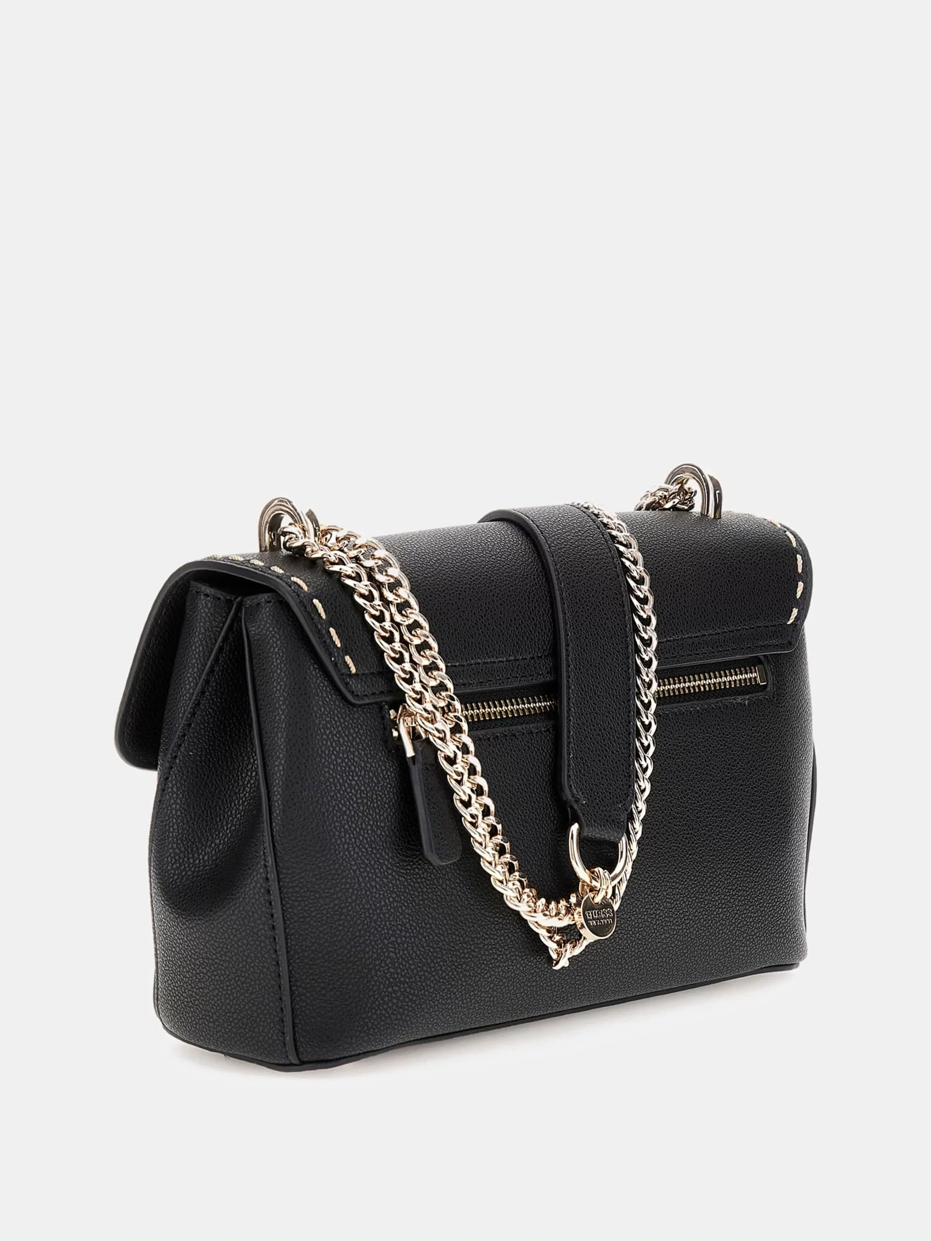 Guess Nastra Convertıble Xbody Flap Kadın Siyah Çapraz Çanta HWBG9637210-BLA