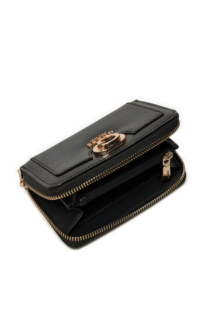 Guess Orlına Slg Medıum Zıp Around Kadın Siyah Cüzdan SWKG9531140-BLA