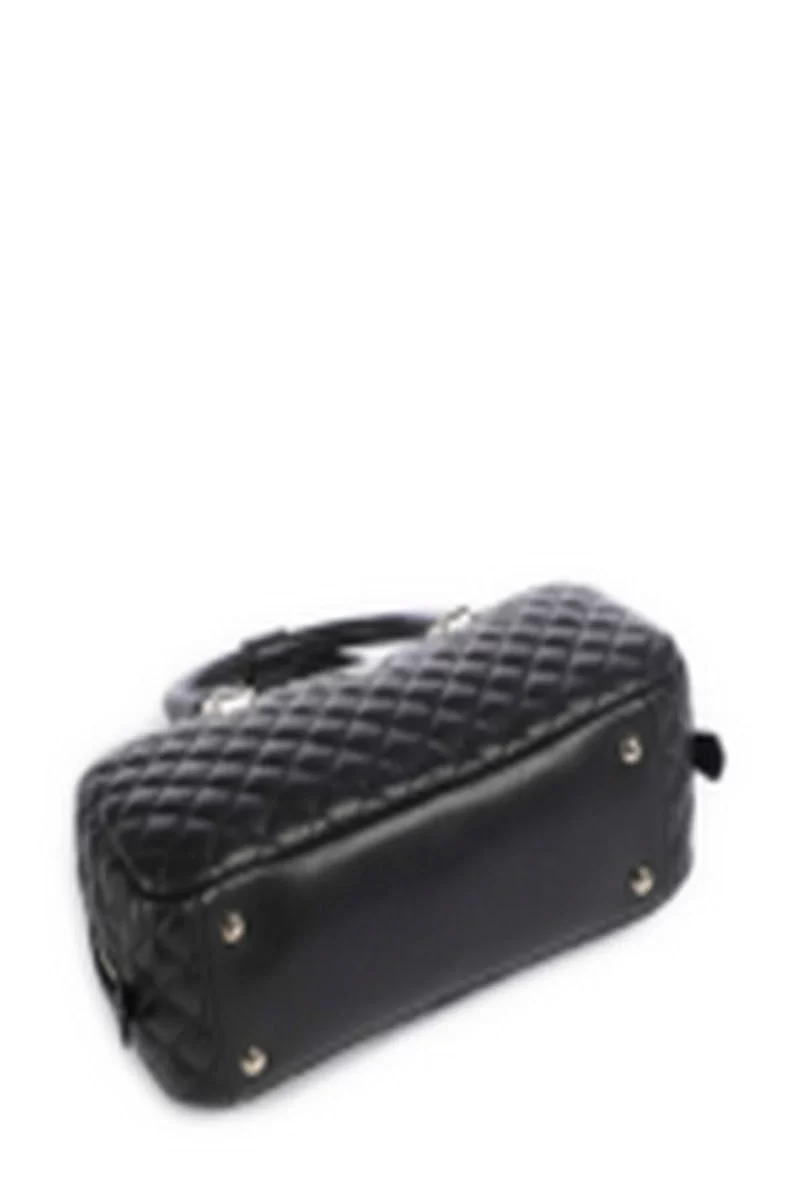 Guess Eco Rıanee Satchel Kadın Siyah El Çantası HWEQG954105-BLA