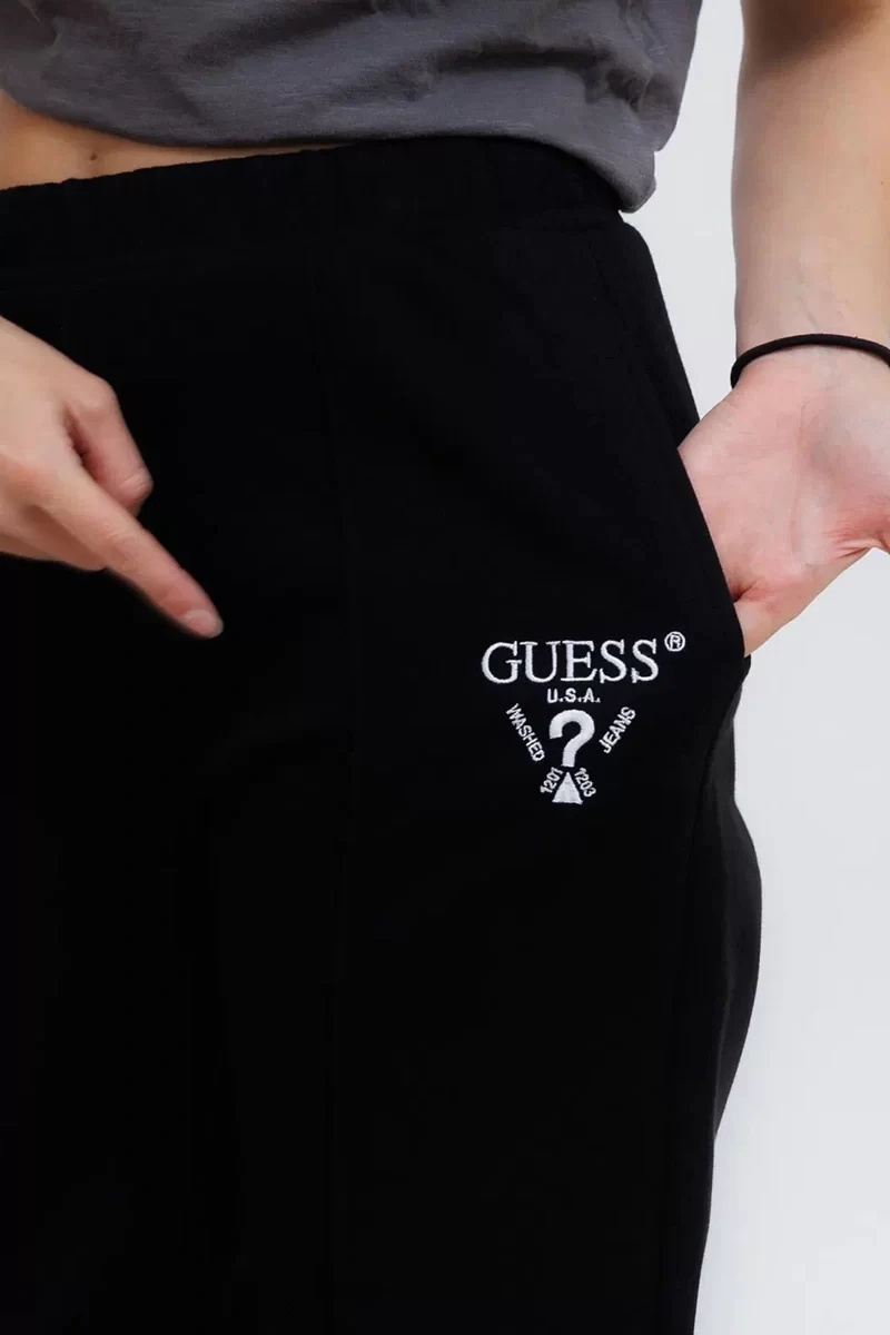 Guess Roberta Cuff Long Pants Kadın Siyah Eşofman Altı V5RB13KC3D2-JBLK