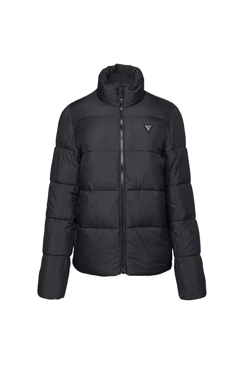 Guess New Claudıa Lıght Puffer Jacke Kadın Siyah Mont V4YL03WFUD0-JBLK