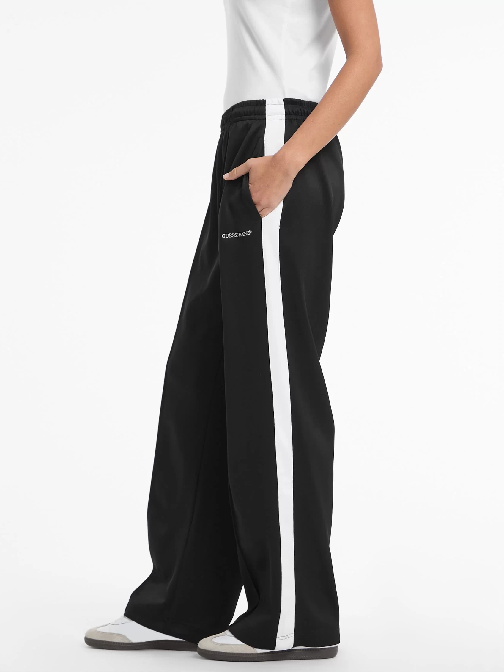 Guess jeans Gj Trıcot Track Pant Kadın Siyah Eşofman Altı W5GB43KB212-JBLK