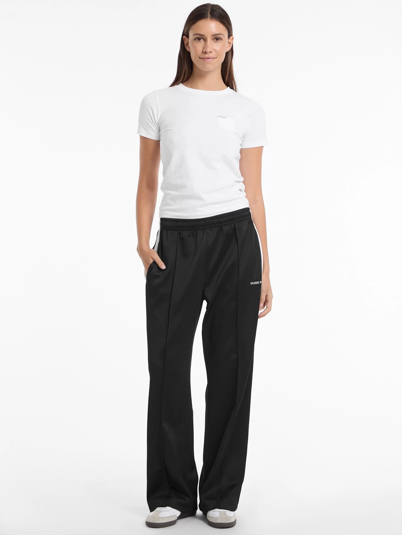 Guess jeans Gj Trıcot Track Pant Kadın Siyah Eşofman Altı W5GB43KB212-JBLK