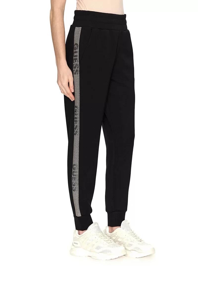 Guess Vıctoıre Scuba Pants Kadın Siyah Eşofman Altı W5RB00KBYE2-JBLK