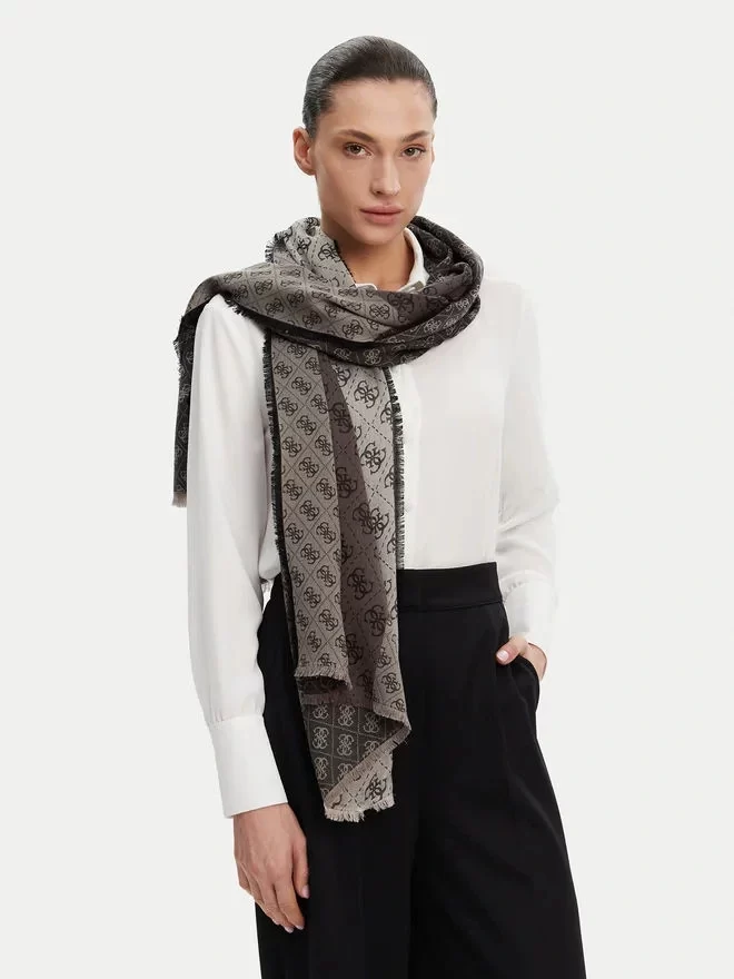 Guess Scarf 65X180 Kadın Siyah Şal AW5312VIS03-BLA