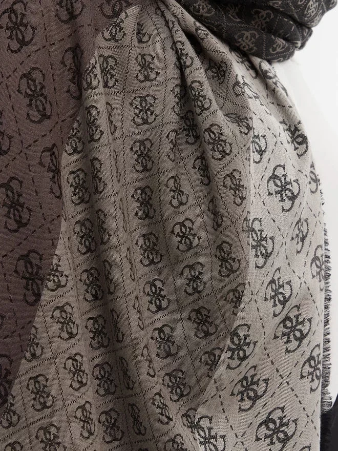 Guess Scarf 65X180 Kadın Siyah Şal AW5312VIS03-BLA