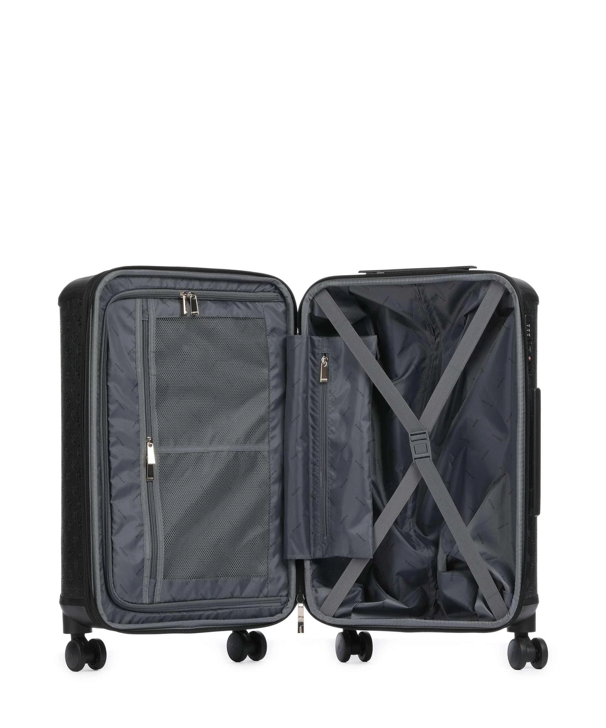 Guess Wılder 22 In 8-Wheeler Kadın Siyah Valiz TWDP7452982-BLA