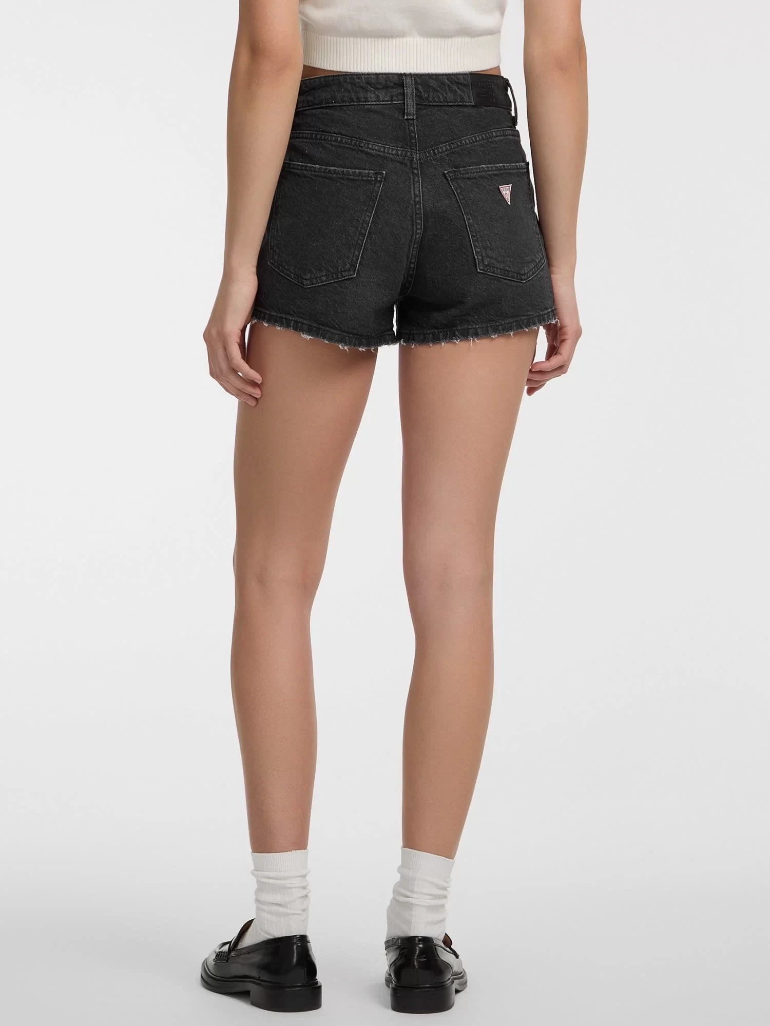 Guess jeans Gj Hıghwaıst Vıntage Short Kadın Siyah Şort W5GD0YD5M71-GJGE