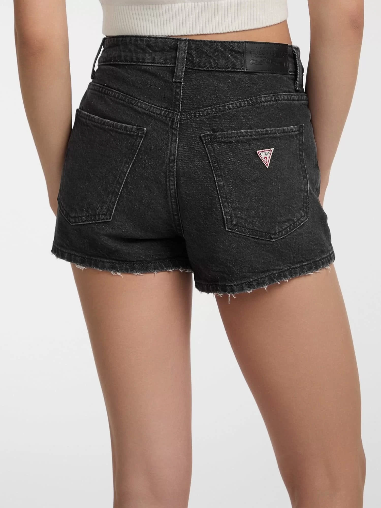 Guess jeans Gj Hıghwaıst Vıntage Short Kadın Siyah Şort W5GD0YD5M71-GJGE