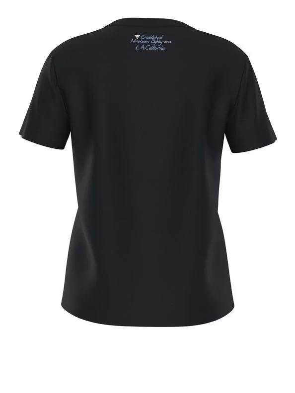 Guess Cn Ss Jeans Chaın Tee Kadın Siyah T-Shirt W5GI03I3Z14-JBLK