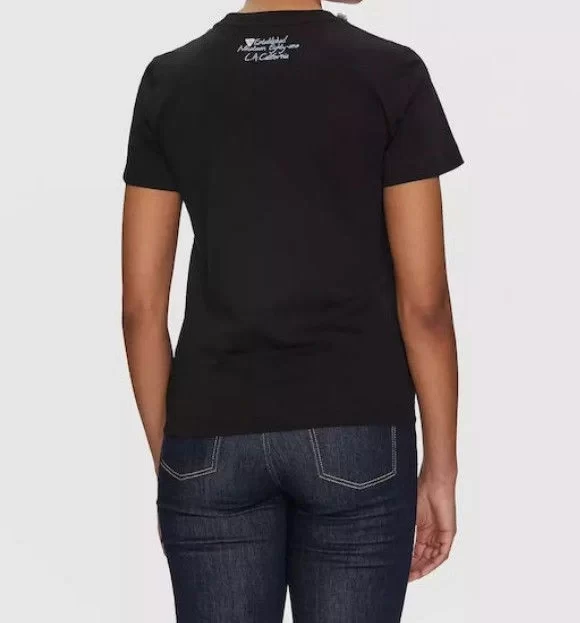 Guess Cn Ss Jeans Chaın Tee Kadın Siyah T-Shirt W5GI03I3Z14-JBLK