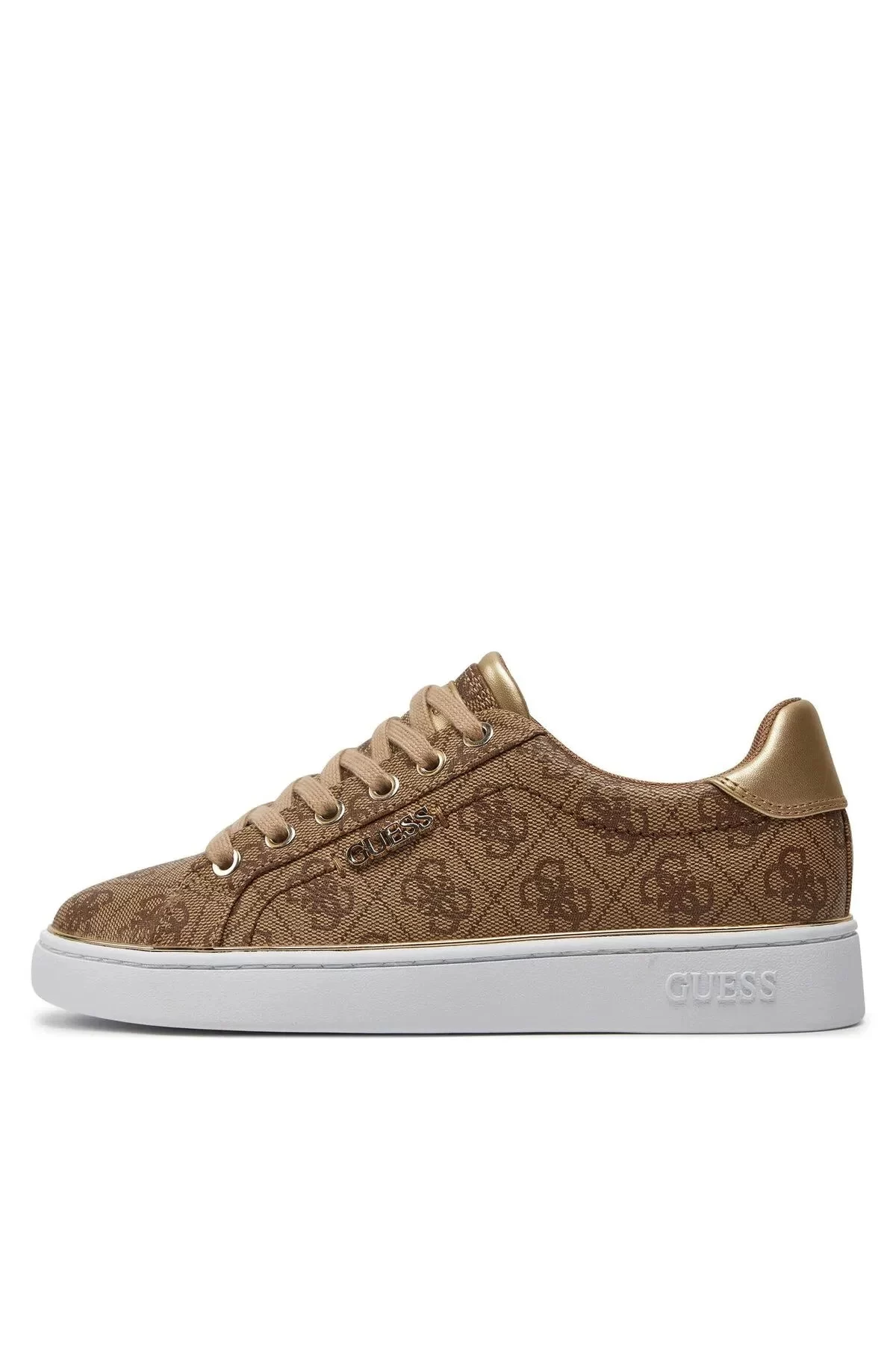Guess Beckıe Kadın Bej Kahverengi Sneaker FL7BKIFAL12-BEIBR