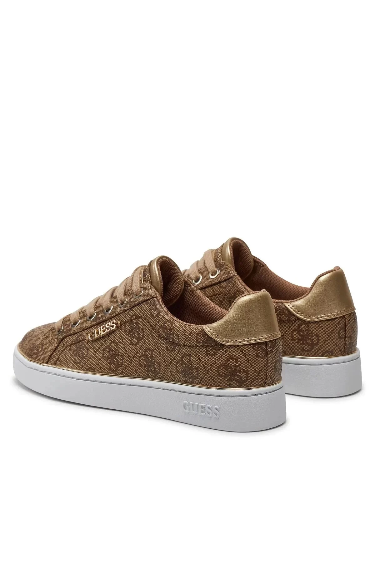 Guess Beckıe Kadın Bej Kahverengi Sneaker FL7BKIFAL12-BEIBR