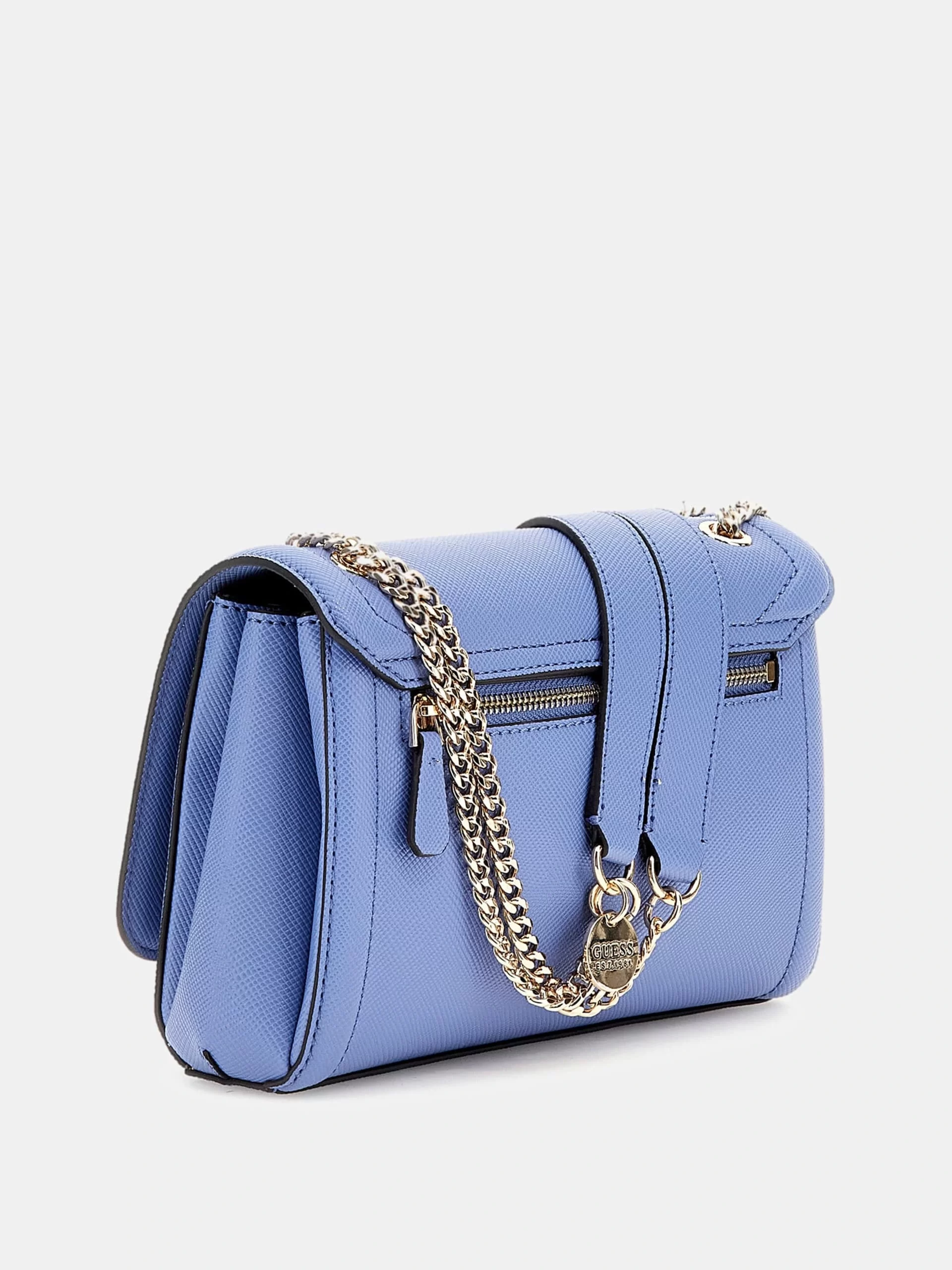 Guess Kadın Mavi Noelle Dönüştürülebilir Flap Crossbody