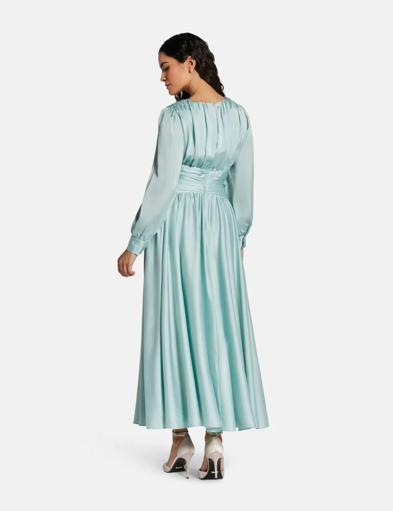 Guess Kadın Yeşil Helena  Maksi Elbise
