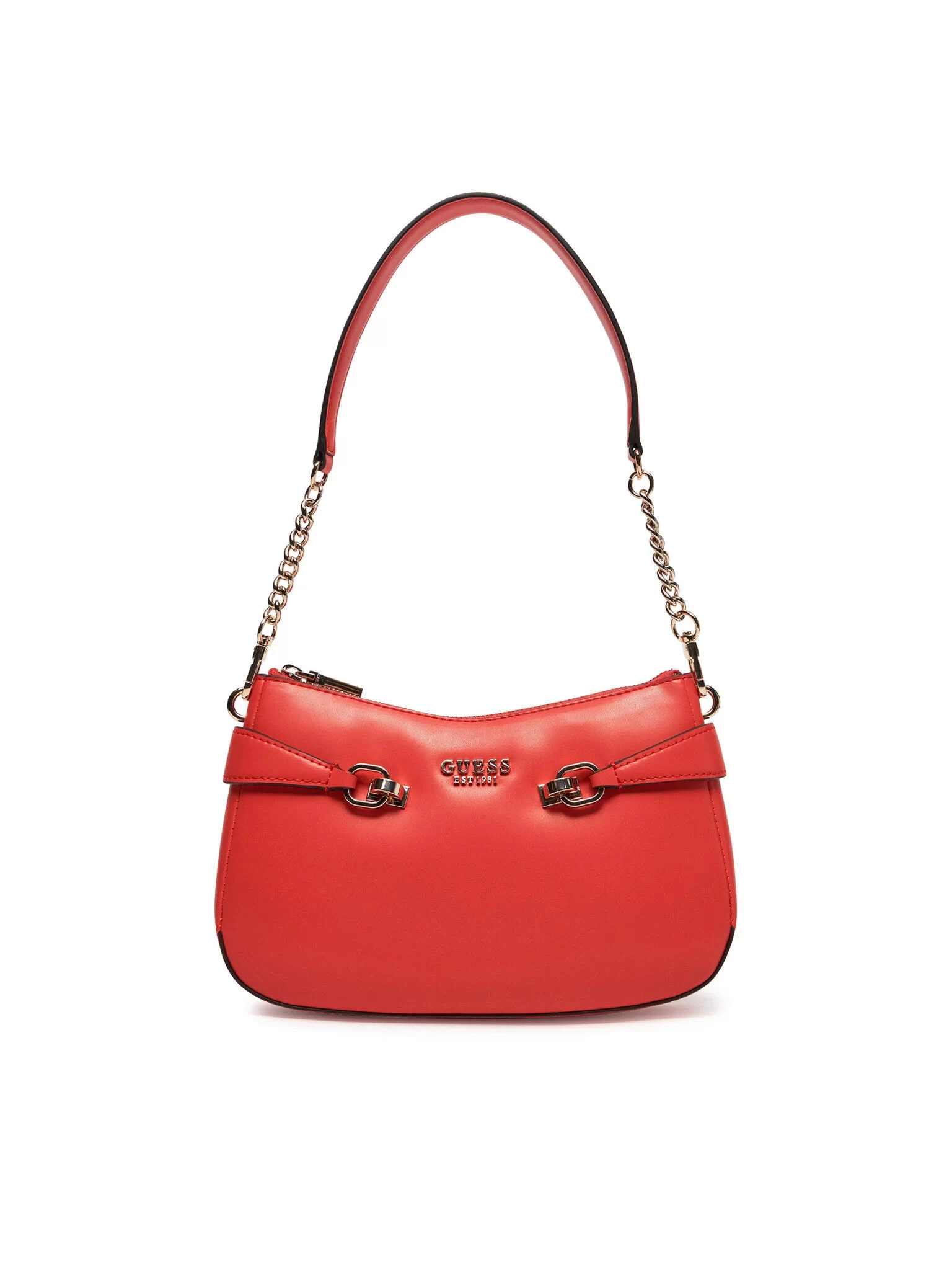 Guess Kadın Turuncu Lorelei Üstten Fermuarlı Omuz Çantası