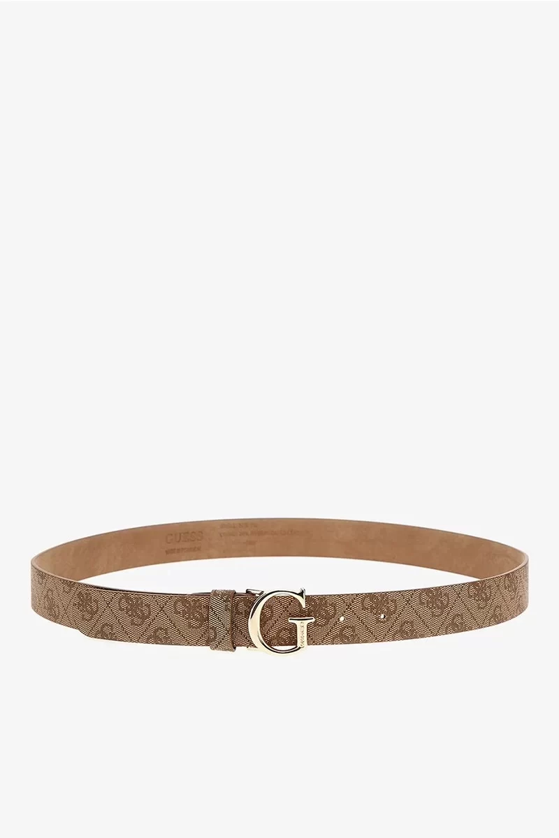 Guess Noelle Logo Adj Pant Belt Kadın Kahverengi Kemer BW7862P3430-LTL