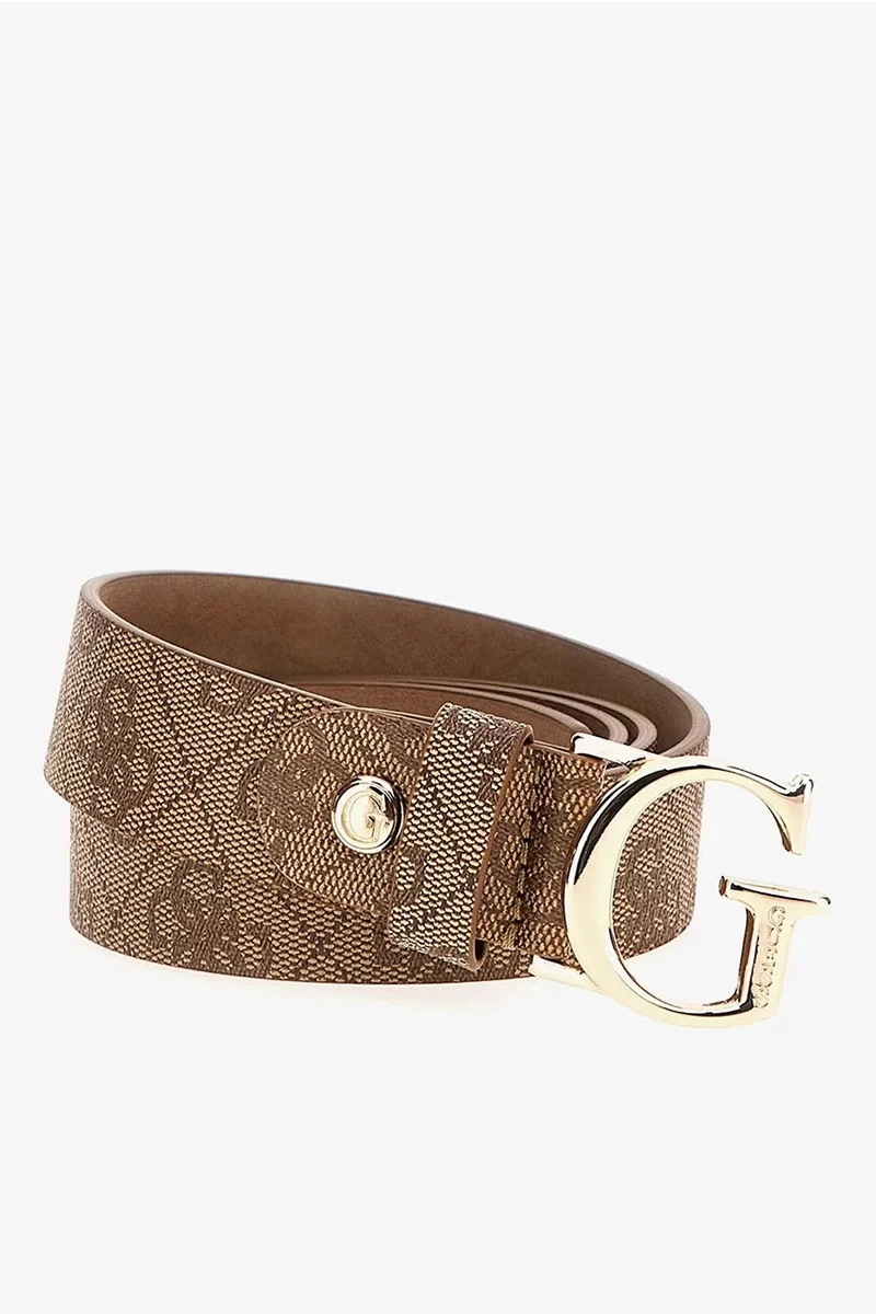 Guess Noelle Logo Adj Pant Belt Kadın Kahverengi Kemer BW7862P3430-LTL