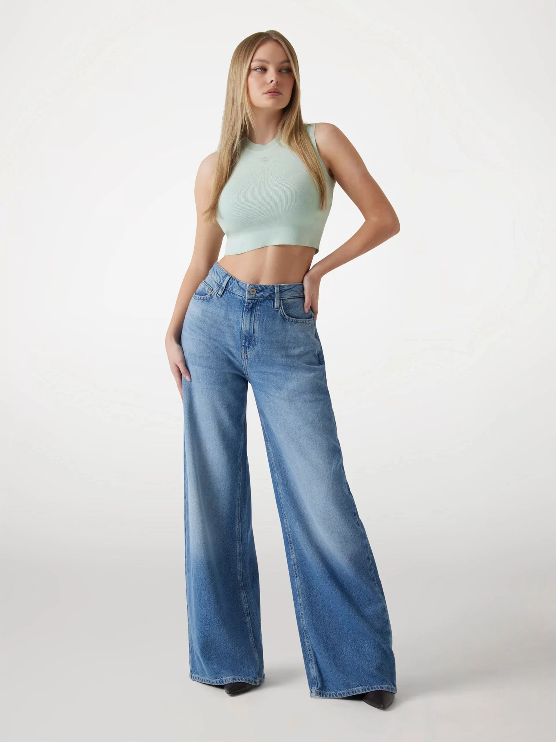 Guess Kadın Yeşil Alexia Atlet