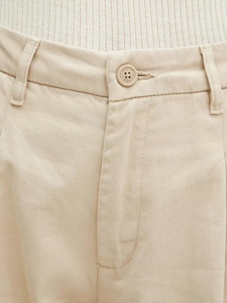 Guess jeans Gj Wıde Leg Trouser Kadın Krem Pantolon W4BB44WGCV2-G053