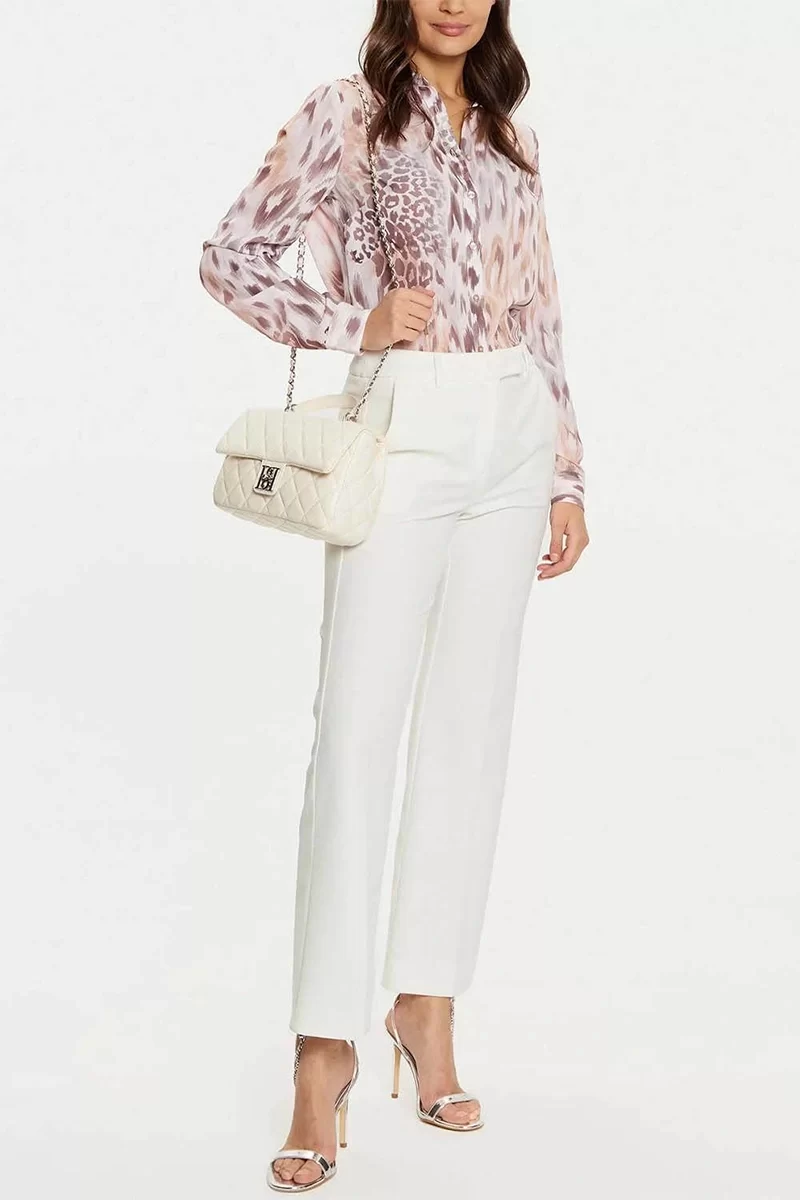 Guess Ls Clouıs Shırt Kadın Çok Renkli Gömlek W4BH56WGLA2-P1LB