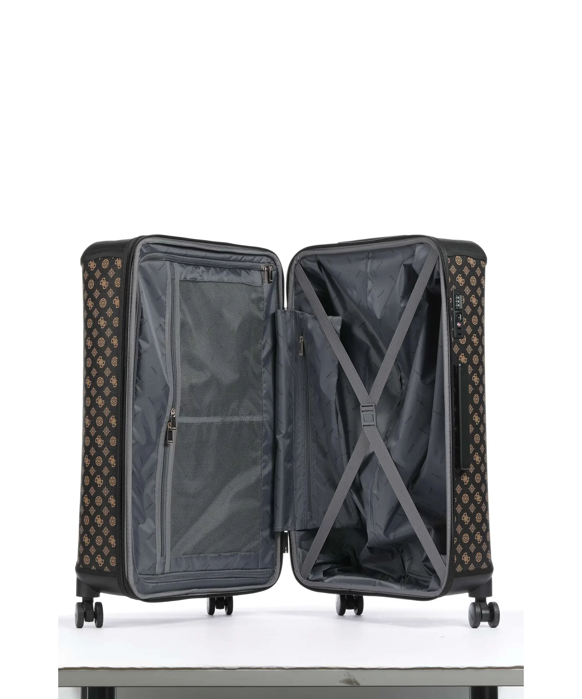 Guess Wılder 28 In 8-Wheeler Kadın Kahverengi Valiz TWY74529880-BRO