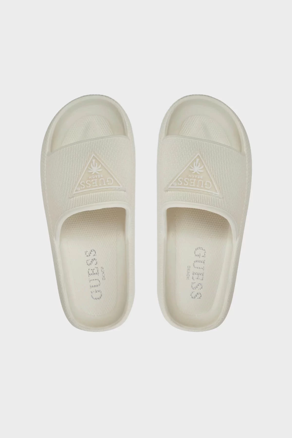 Guess Rubber Slıppers Kadın Beyaz Terlik E4GZ27WG5X0-MLK