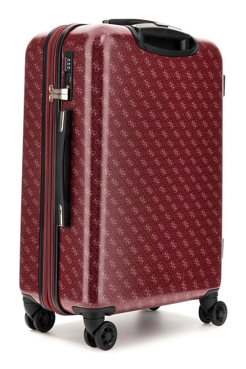 Guess Jesco 22 In 8-Wheeler Kadın Kahverengi Valiz TWE83899820-CLA