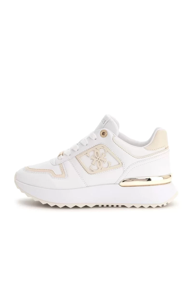 Guess Koyaa Kadın Ekru Sneaker FLJKOYELE12-WHICR