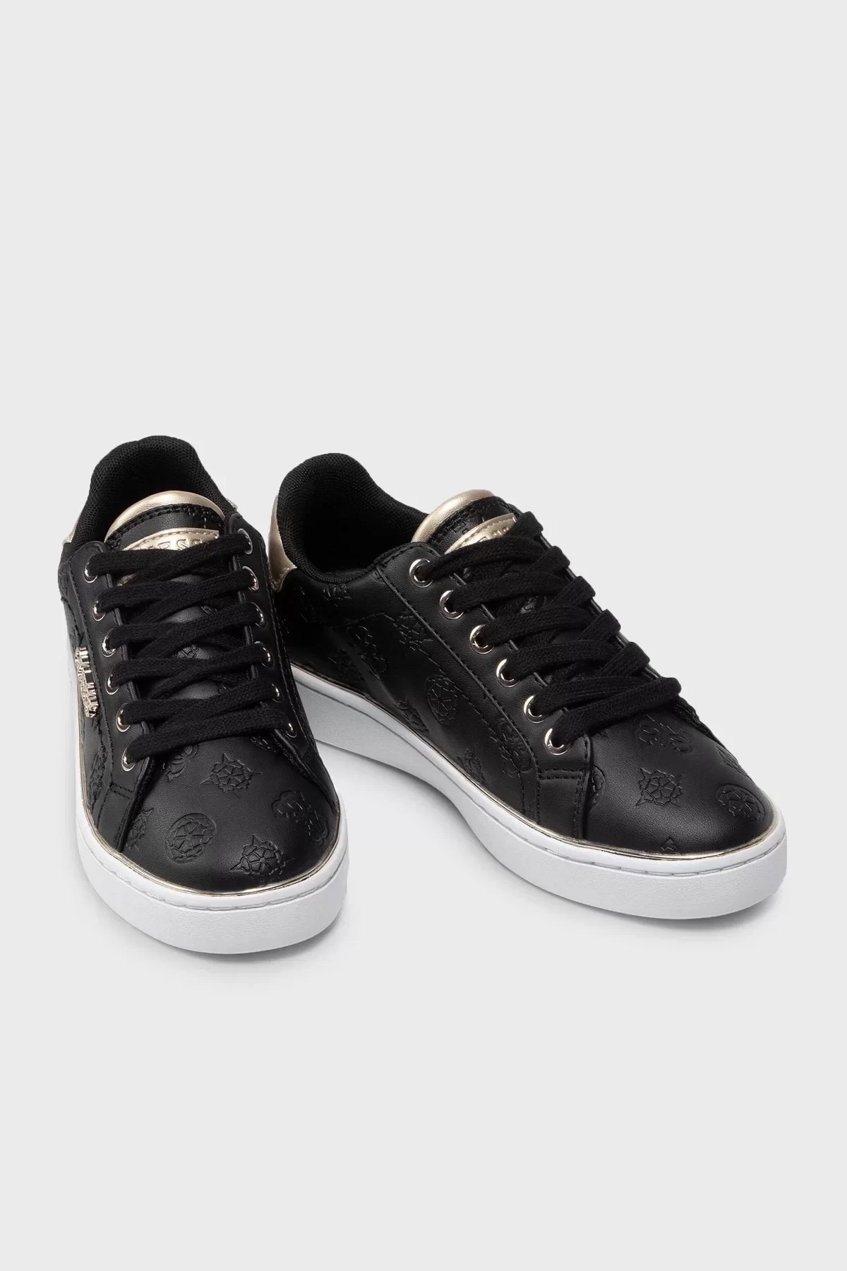 Guess Beckıe/Actıve Lady/Leather Lık Kadın Siyah Sneaker FL5BEKFAL12-BLKBL