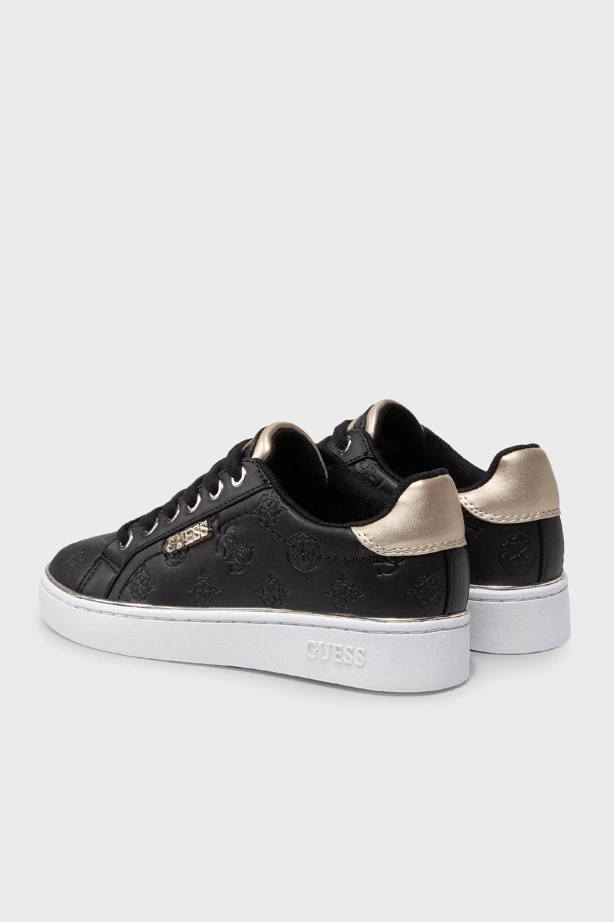 Guess Beckıe/Actıve Lady/Leather Lık Kadın Siyah Sneaker FL5BEKFAL12-BLKBL