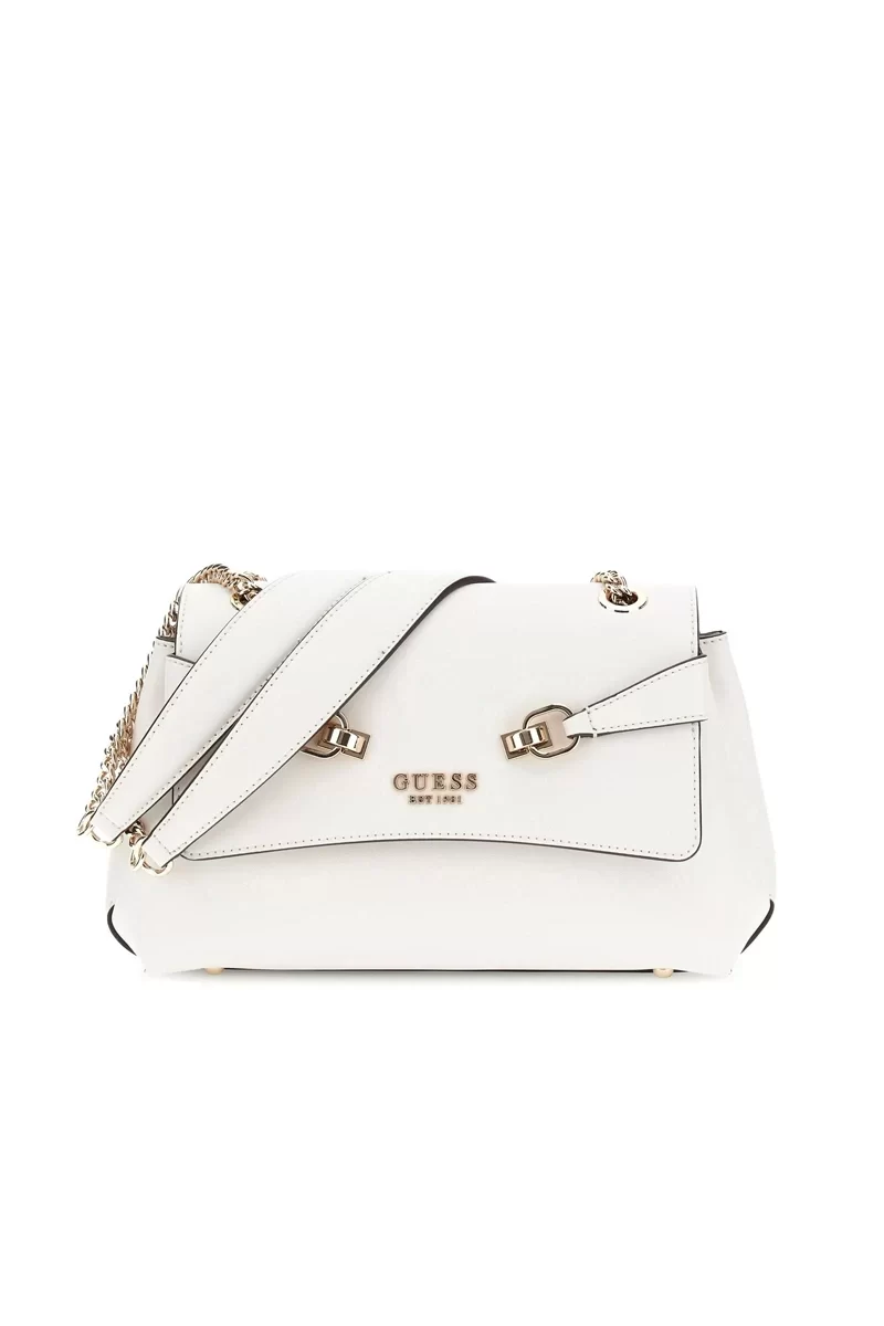 Guess Loreleı Convertıble Xbody Flap Kadın Ekru Çapraz Çanta HWVG9639210-BON