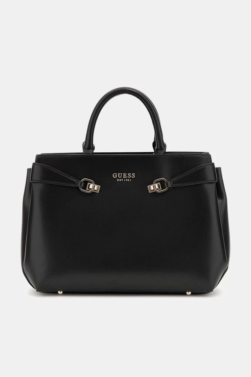 Guess Loreleı Gırlfrıend Satchel Kadın Siyah El Çantası HWVG9639060-BLA