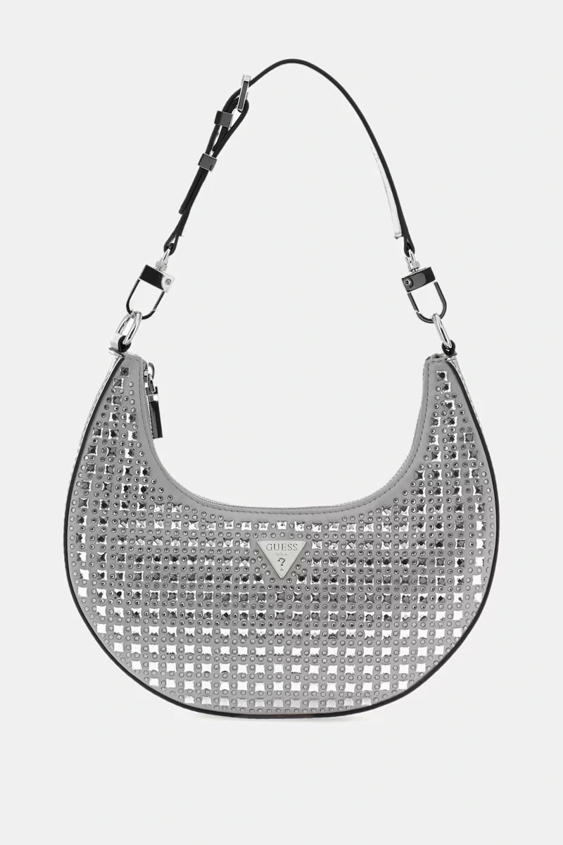 Guess Lua Small Hobo Kadın Gri Omuz Çantası HWIY9205010-SIL