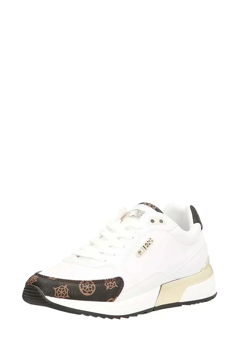 Guess Moxea/Actıve Lady/Leather Lıke Kadın Beyaz Sneaker FL5MOXFAL12-WHBR