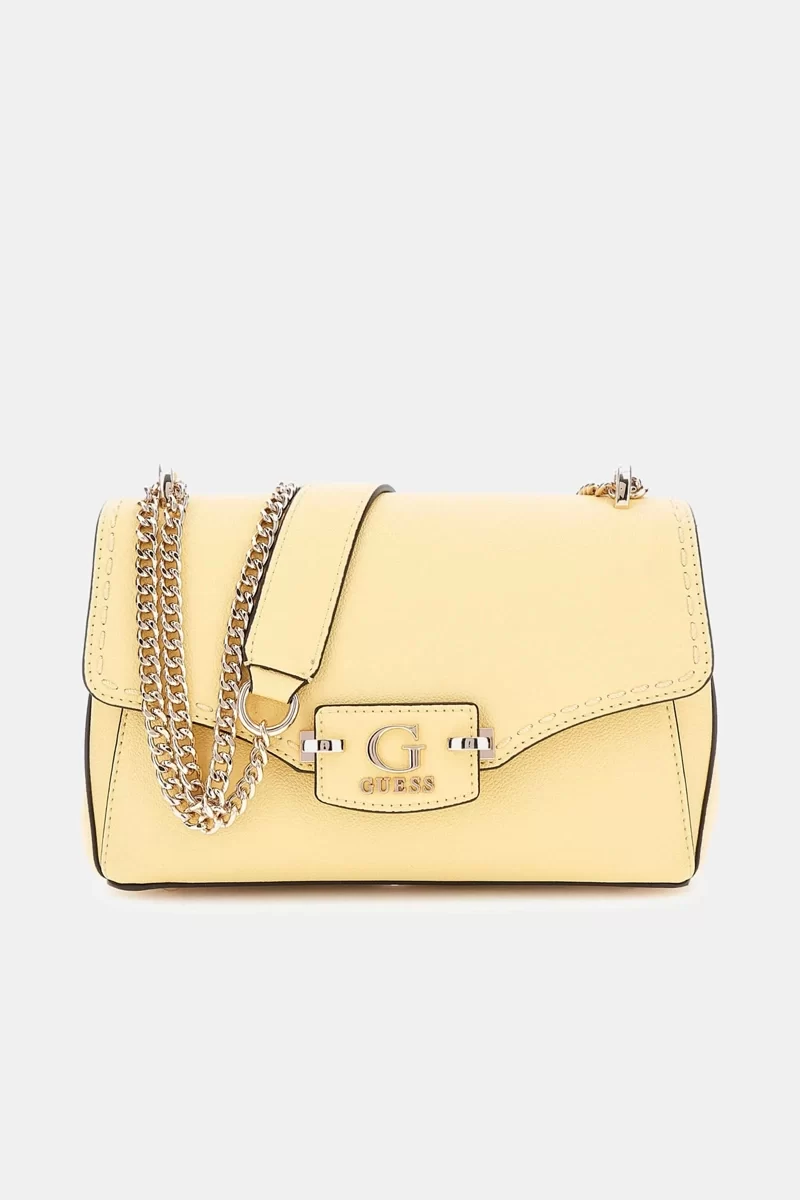 Guess Nastra Convertıble Xbody Flap Kadın Sarı Çapraz Çanta HWBG9637210-CSL