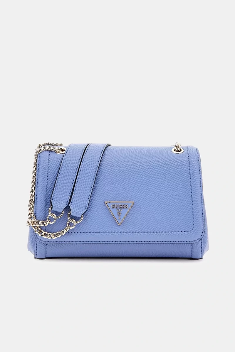 Guess Noelle Convertıble Xbody Flap Kadın Mavi Çapraz Çanta HWZG7879210-STU