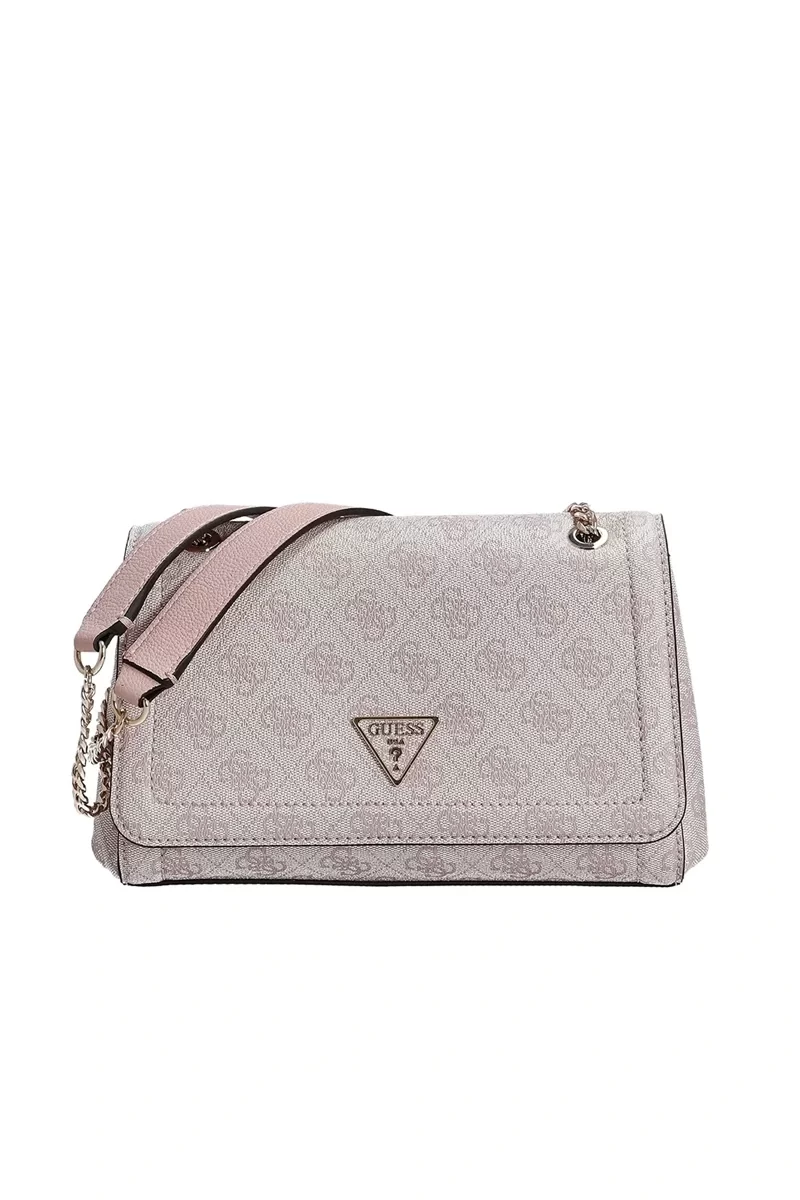 Guess Noelle Convertıble Xbody Flap Kadın Pembe Çapraz Çanta HWBG7879210-OCL
