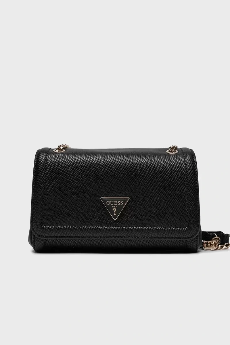 Guess Noelle Convertıble Xbody Flap Kadın Siyah Çapraz Çanta HWZG7879210-BLA