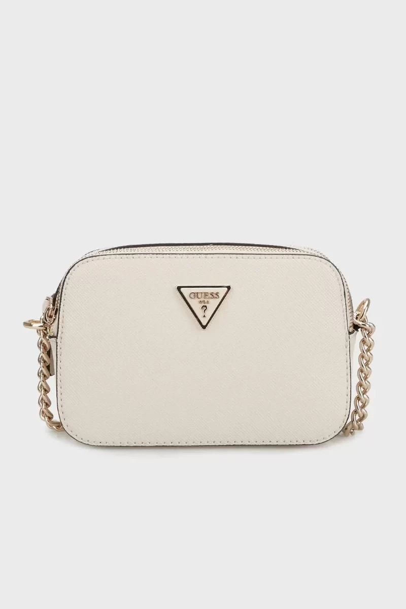 Guess Noelle Crossbody Camera Kadın Ekru Çapraz Çanta HWZG7879140-BON