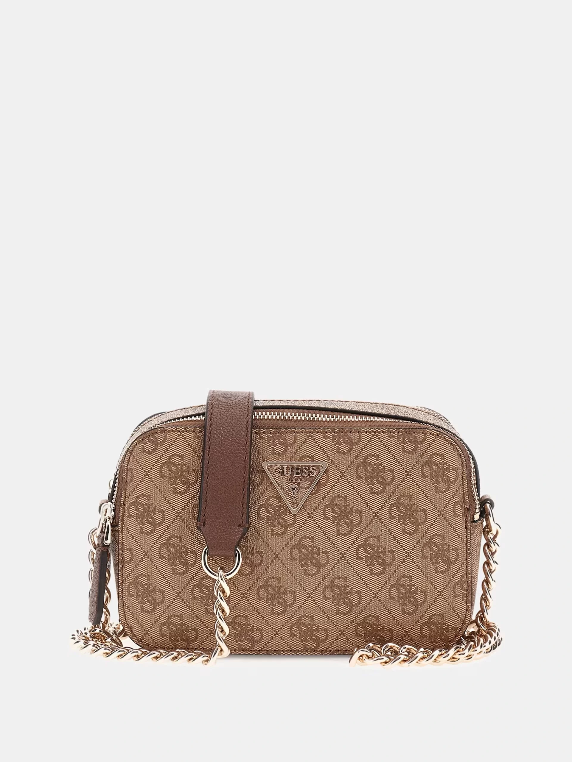 Guess Noelle Crossbody Camera Kadın Kahverengi Çapraz Çanta HWBG7879140-LGW