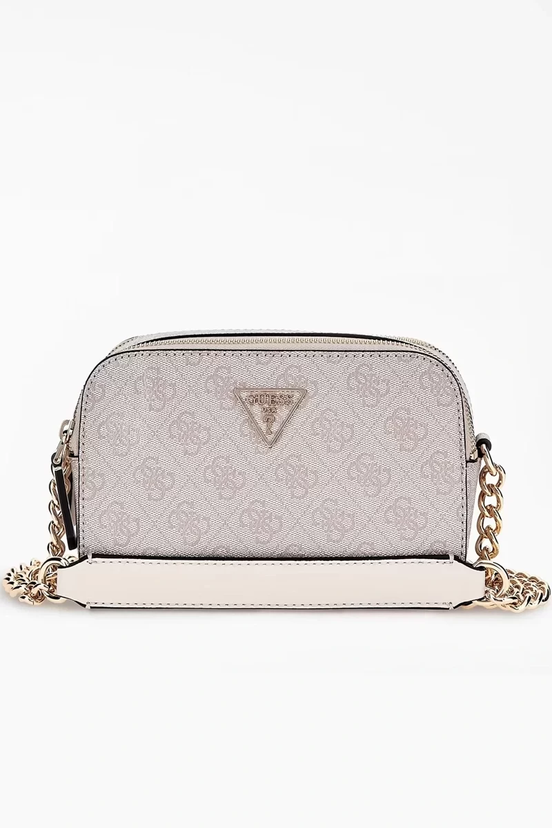 Guess Noelle Crossbody Camera Kadın Krem Çapraz Çanta HWBD7879140-DVL