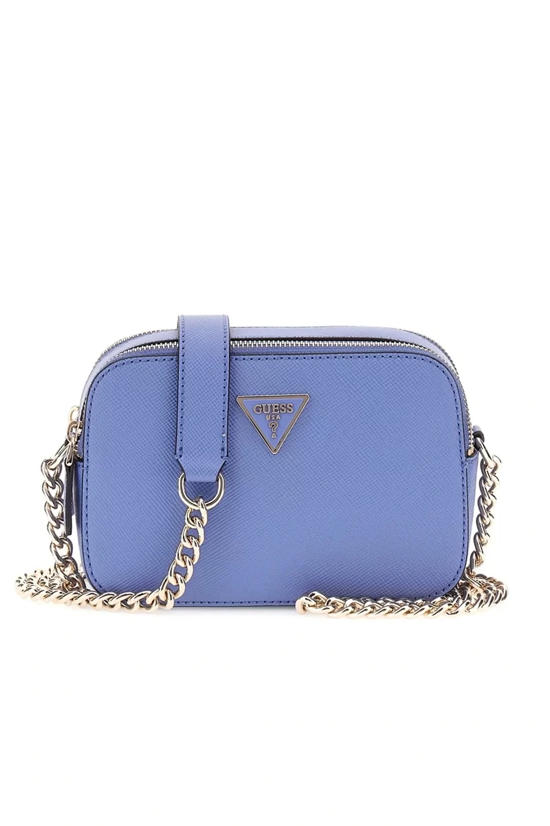 Guess Noelle Crossbody Camera Kadın Mavi Çapraz Çanta HWZG7879140-STU
