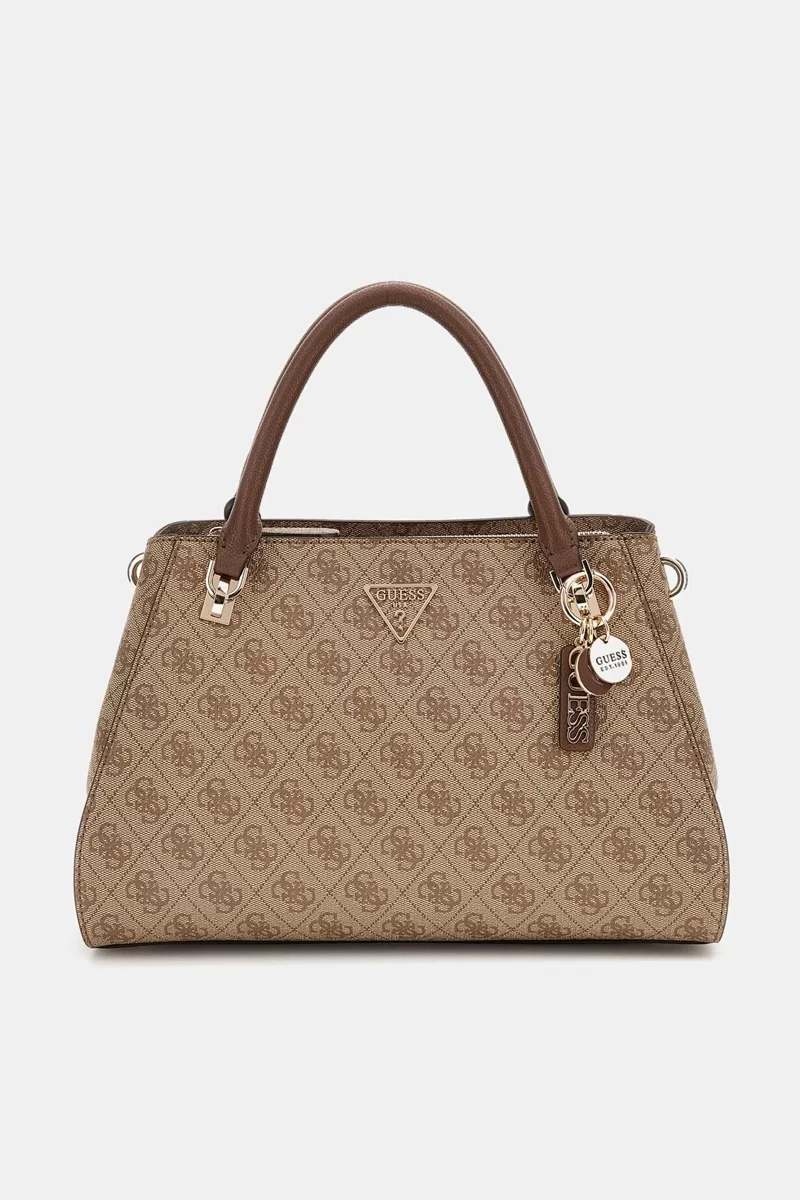 Guess Noelle Luxury Satchel Kadın Kahverengi El Çantası HWBG7879070-LGW