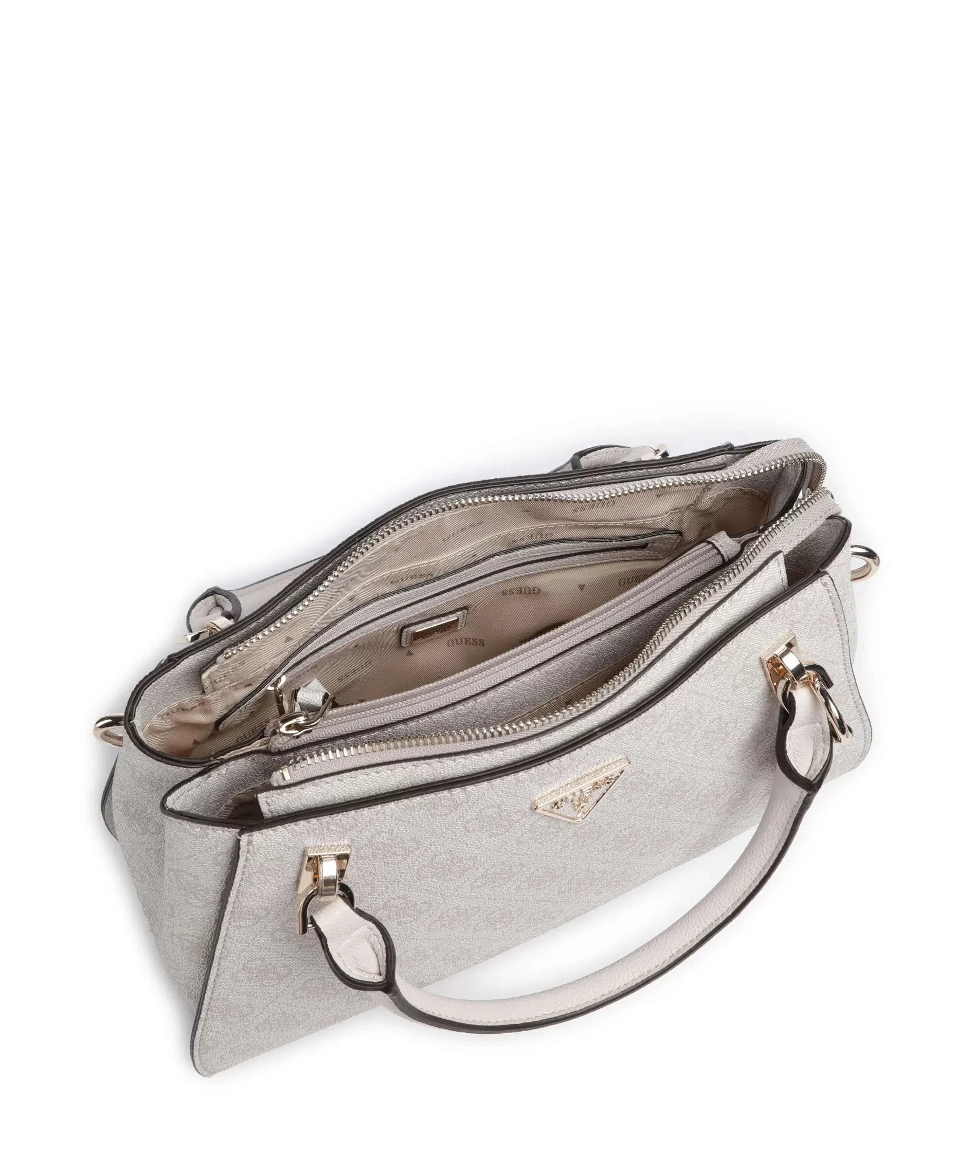 Guess Noelle Luxury Satchel Kadın Ekru El Çantası HWBG7879070-BNN