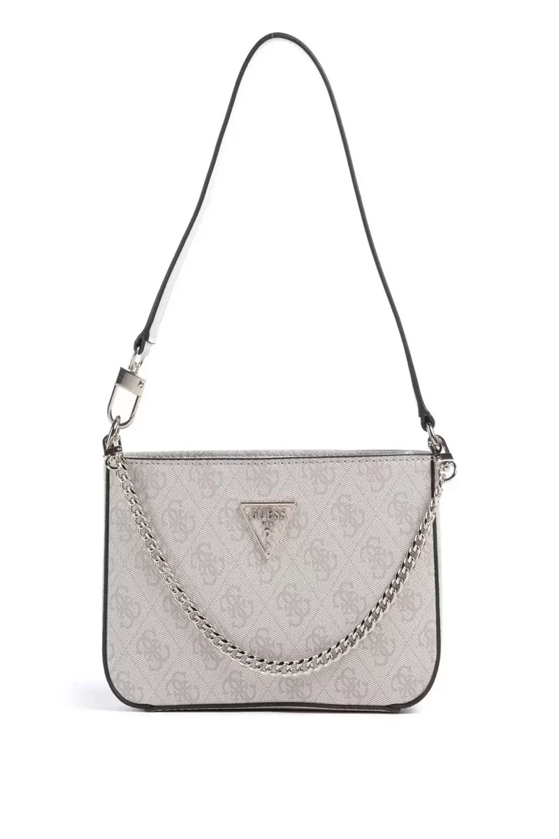 Guess Noelle Mını Top Zıp Shoulder Kadın Krem Omuz Çantası HWBD7879720-DVL