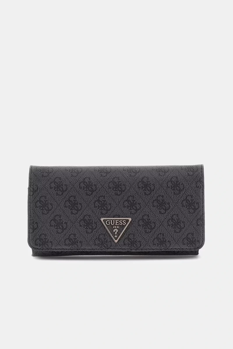Guess Noelle Xbody Flap Organızer Kadın Antrasit Mini Çanta HWBG7879750-CLO