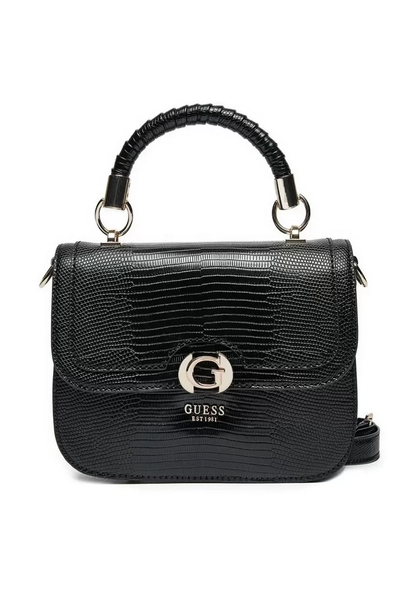 Guess Orlına Top Handle Flap Kadın Siyah El Çantası HWKG9531200-BLA