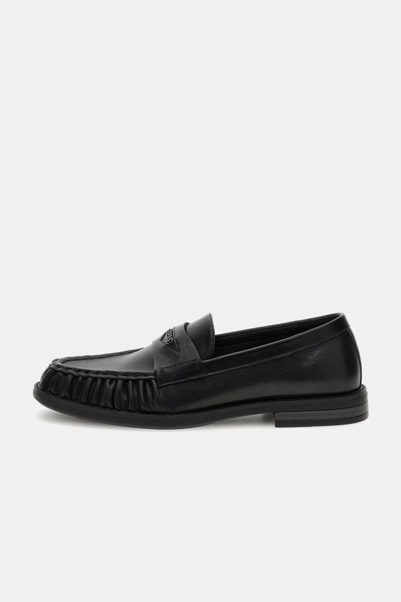 Guess Osaka Erkek Siyah Loafer FMJOSALEA14-BLACK